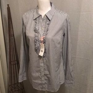 Striped long sleeved shirt